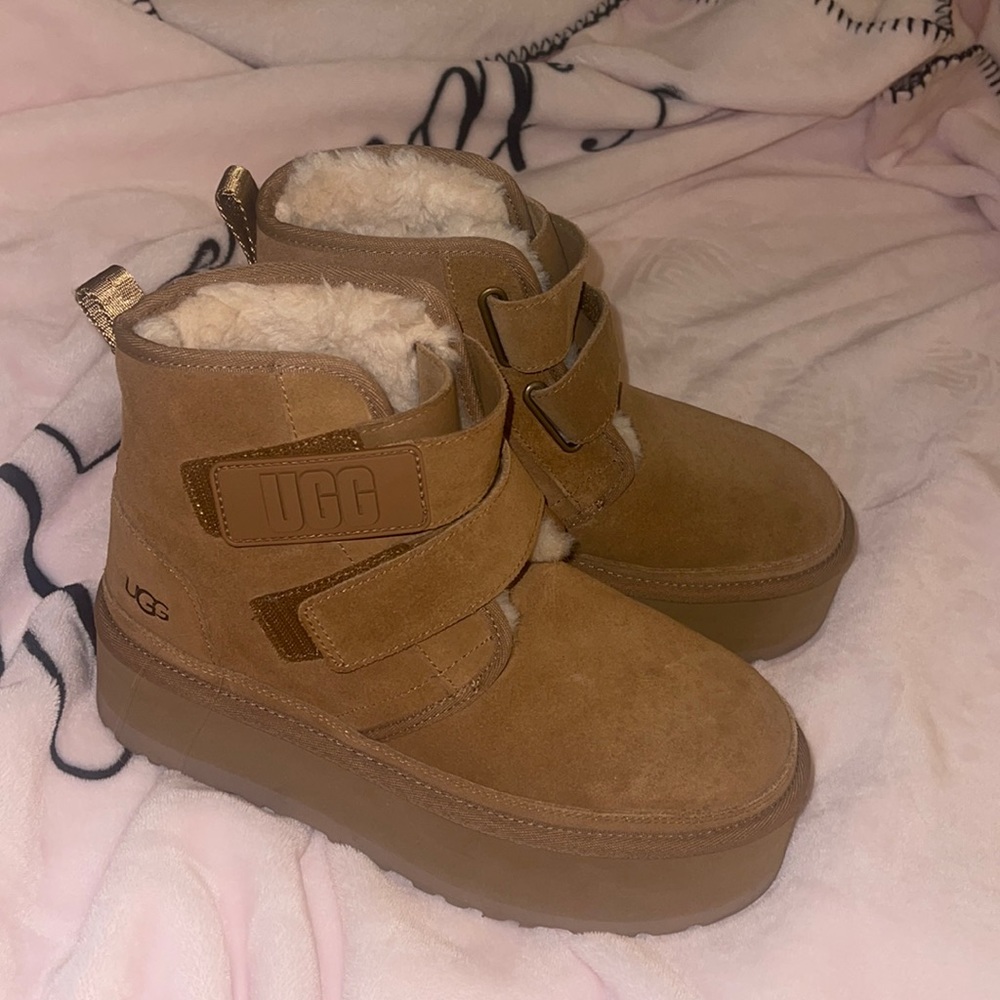 Women's Neumel Double-Strap Platform Booties